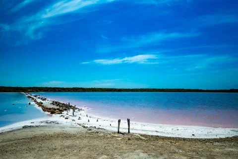 Path to the Pink Horizon 2 Stock Photos