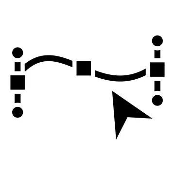 Path point Vector Icon Design Illustration Stock Illustration