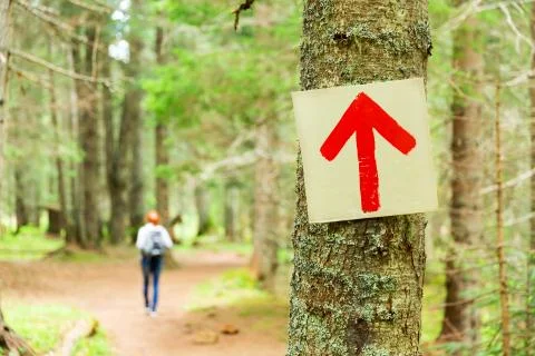 Path pointer Stock Photos