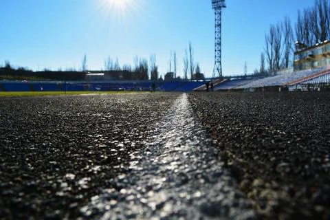 Path for the run Stockfoto's