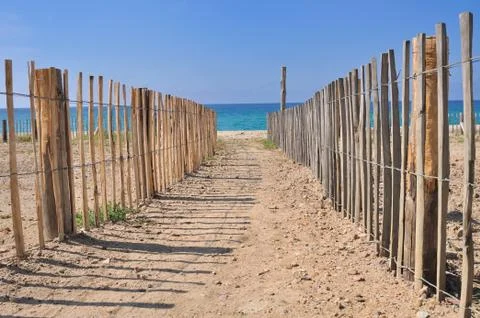 Path to the sea Stock Photos