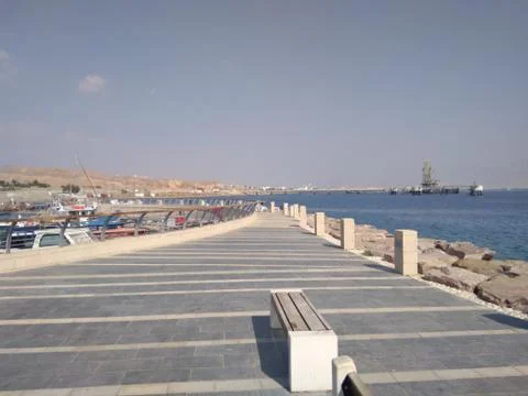 Path to the sea 스톡 사진