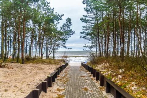 Path to the Sea - Poland Stock Photos