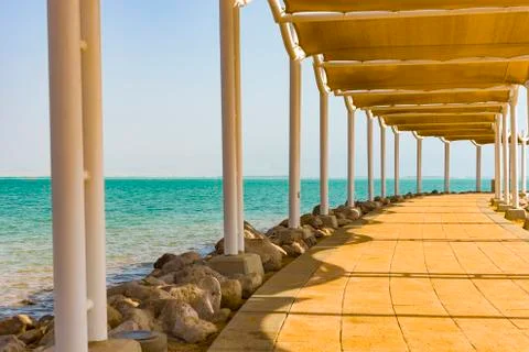 Path to the sea under a canopy of the Stock Photos