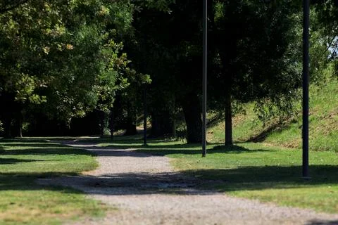 Path in the shade Stock Photos