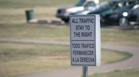 Path Sign 4-Pond5 Settings Stock Footage 8554090