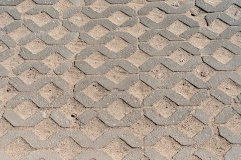 The path of stone concrete floor. Stock-Fotos