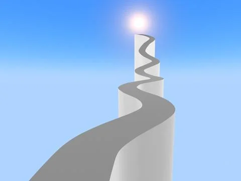 Path to success Stock Illustration