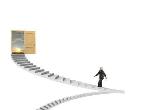 Path to success Stock Illustration