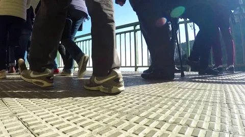 Path On The Summit Of A Mountain Stock Footage 73671430