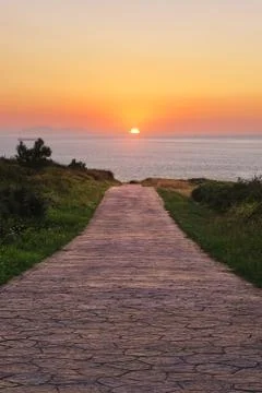 Path to the sun Stock Photos