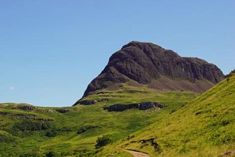 Path to Talisker Bay Stock Photos