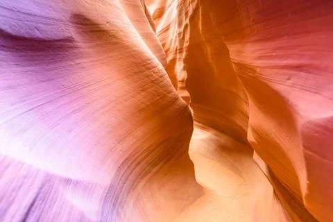 Path through Antelope Canyon - located on Navajo land near Page, Arizona, USA Photos