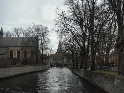 Path through Canals Stock Photos