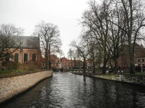 Path through Canals Stock Photos