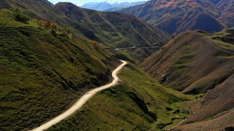 Path through the mountains. Trail in the mountains. Summer Mountain Landscape. Stock Footage 143993665