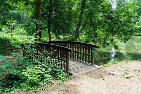 Path through the park Stock Photos