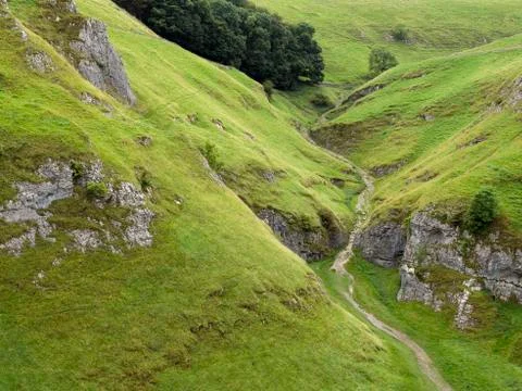 A path through the Secret Valley Stock Photos