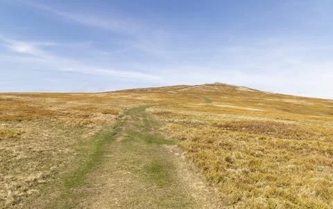 A path to the top of the mountain Stock Photos