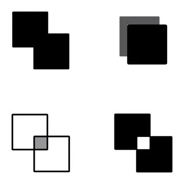 Pathfinder icon vector 스톡 일러스트
