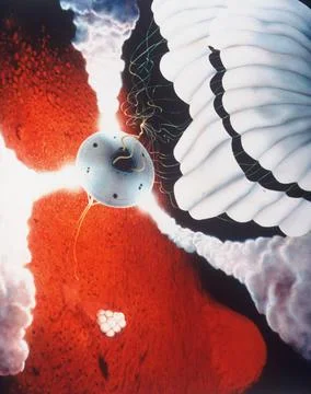 Pathfinder Spacecraft Art Concept Foto stock