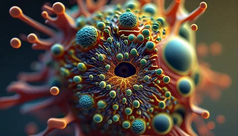 Pathogenic bacteria and viruses , Microscopic microbes that cause infectiou.. Stock Illustration