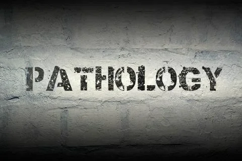 Pathology WORD grunge Stock Illustration