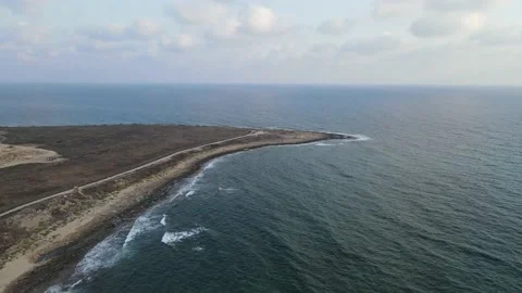 Pathos. Island of Cyprus. Evening views of the beautiful Mediterranean. Stock Footage 204090628