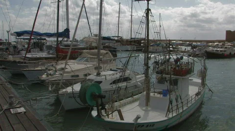 Pathos, seaport Video stock 570840