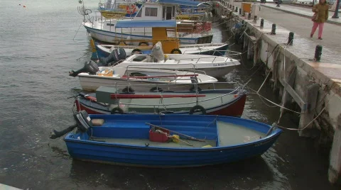 Pathos, Seaport Stock Footage 571008