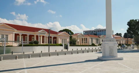 Pathos street architecture of Cyprus Stock Footage 272995468