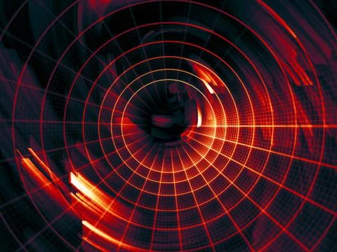 Paths of Digital Dynamic Stock Illustration