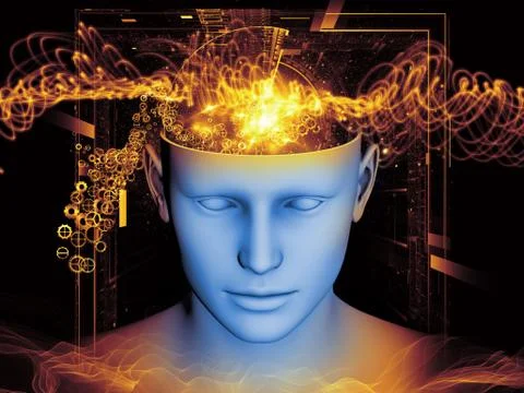 Paths of the Mind Stock Illustration