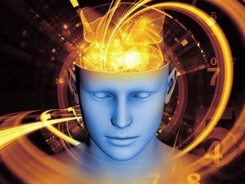 Paths of the Mind Stock Illustration