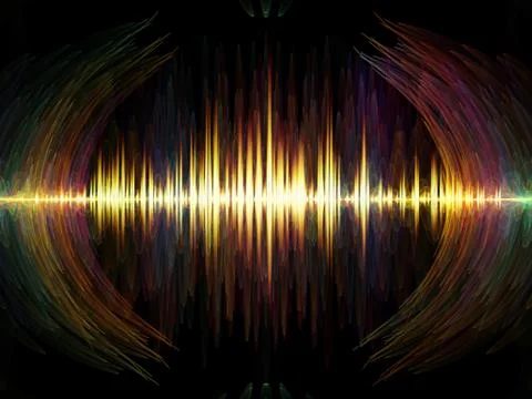 Paths of Oscillation Stock Illustration