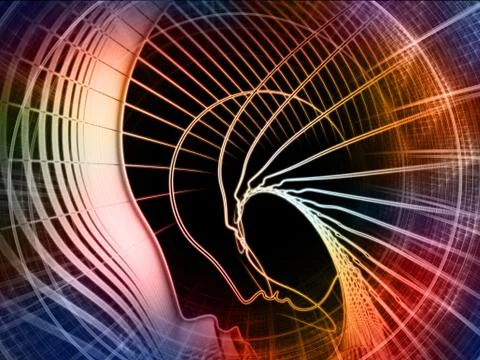 Paths of Soul Geometry Stock Illustration