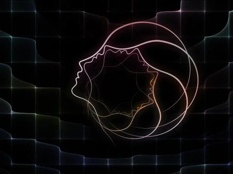 Paths of Soul Geometry Stock Illustration