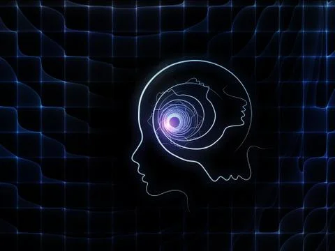 Paths of Soul Geometry Illustrazione stock