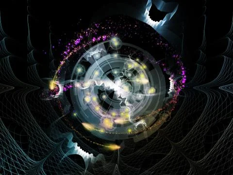 Paths of Technology Stock Illustration