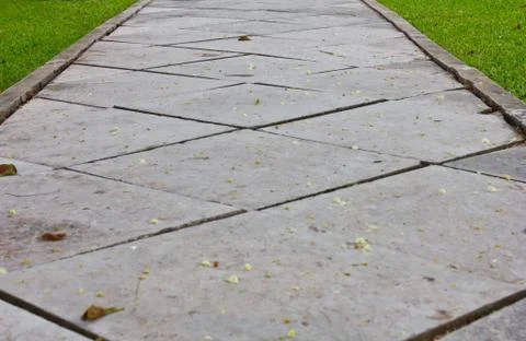 Pathway garden stone Stock Photos