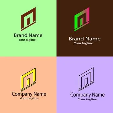 Pathway Gate – Modern Structure – Structure Point Logo Design. Stock Illustration