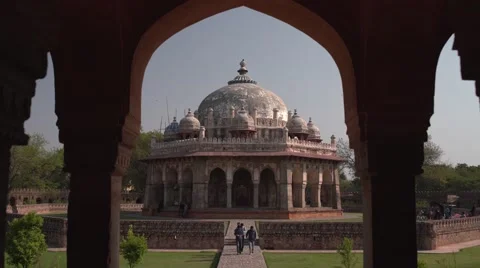 Pathway to Isa Khan's Tomb 4K Video stock 62694450
