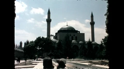 Pathway to Mosque Stock Footage 278040074