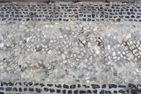 Pathway of pattern pavement background Stock Photos