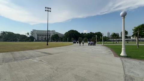 Pathway Toward National Museum 4K 60fps Video stock 338400090