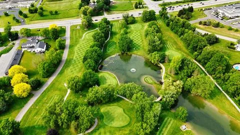 Pathways II - West Hill Golf Course - Syracuse, NY Foto stock