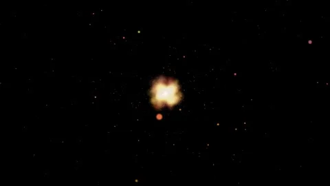 Paticular background effect.Particles abstract light motion titles backgrou.. Stock Footage 265396031