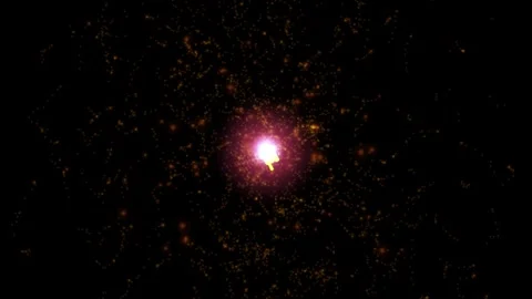 Paticular background effect.Particles abstract light motion titles backgrou.. Stock Footage 265396038