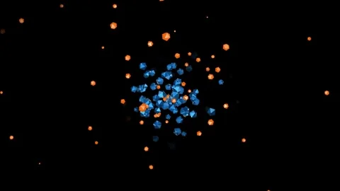 Paticular background effect.Particles abstract light motion titles backgrou.. Stock Footage 265396080