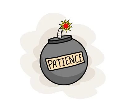 Patience Bomb Stock Illustration